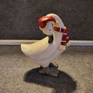 Santa Christmas duck figure